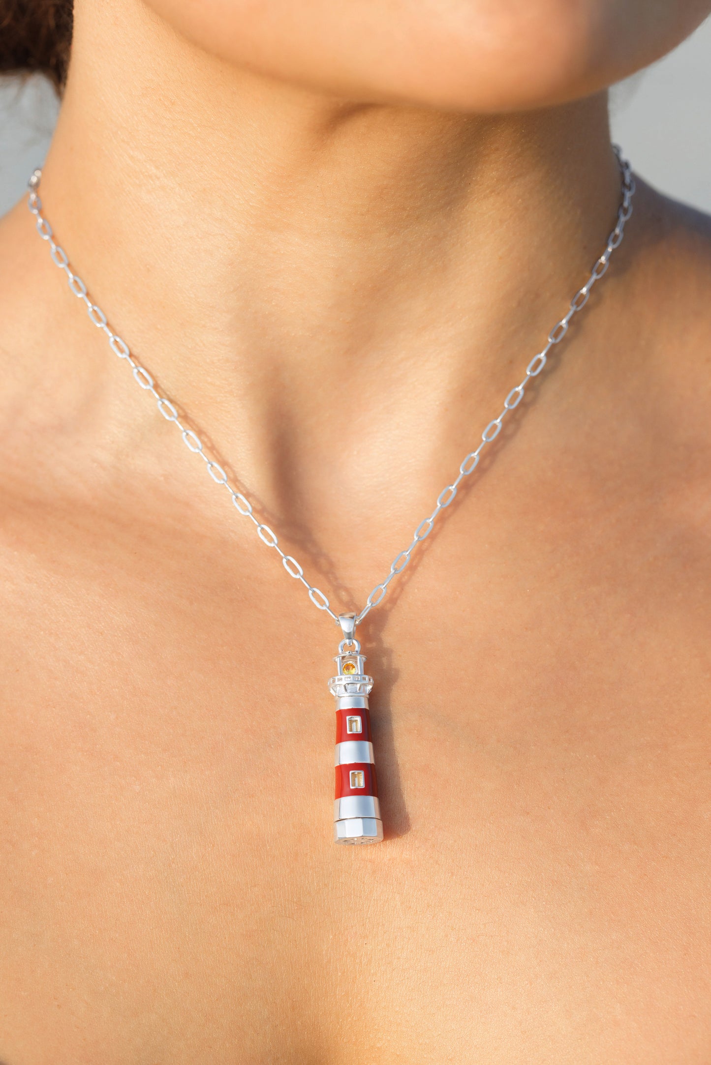 Morris Island Lighthouse Pendant