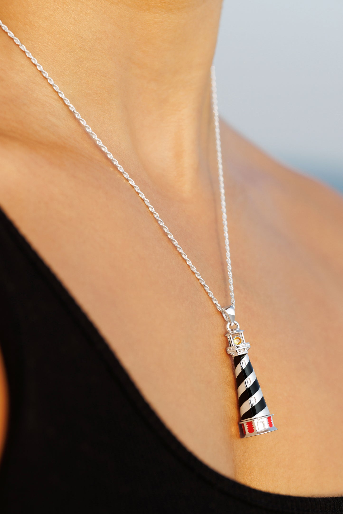 Cape Hatteras Lighthouse Pendant